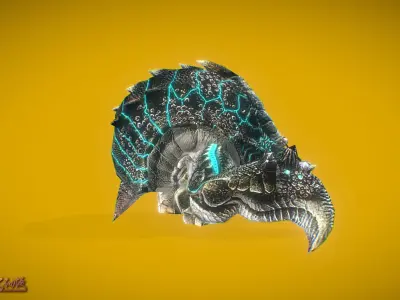 Aliens Ironclad Low-poly 3D model