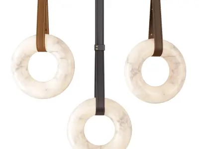 Oslo Pendant Light A style 3D model