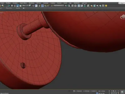 Nova Sconce with Opal Shade Low-poly 3D model