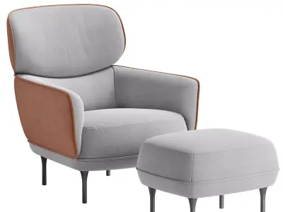 Leolux Lxr07 Armchair 3D model