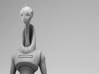 Anthony Phelan - Lama Su Kaminoan - Star Wars episode 2 3D print model