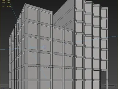 Office Building 3D model 438