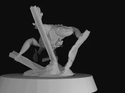 Lizard Mercenaries 3D print model