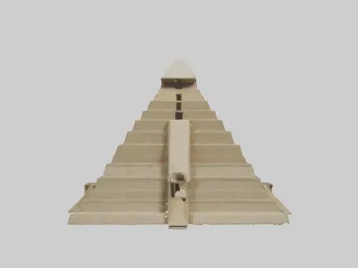 Pyramid Model Low-poly 3D model
