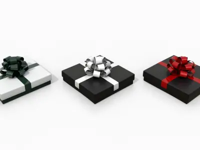  Gift Boxes - Flat Shape Assortment 