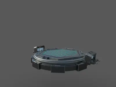 SCI-FI PLATFORM 2 3D model