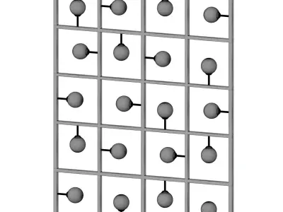 Areti squares lighting 3D model