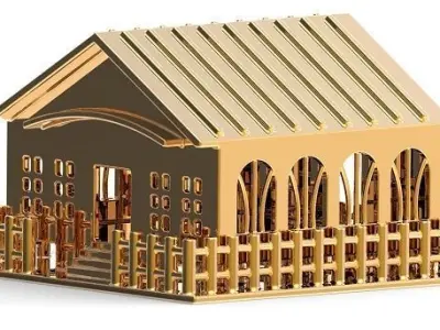 Stylish Elegant Home 3D print model