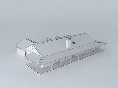 Ranch House Free 3D model