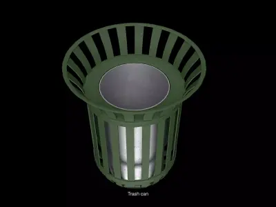 Trash can 3D Model Pack