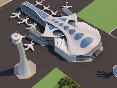 0026 - Architecture Airport - 2021 - 08 3D model