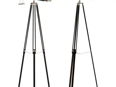 Binoculars Yaman Low-poly 3D model