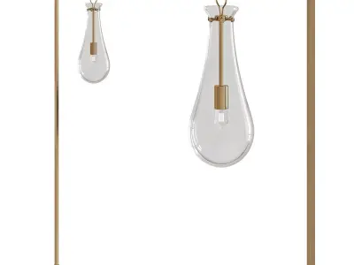 Sabine Floor Lamp Arteriors 3D model