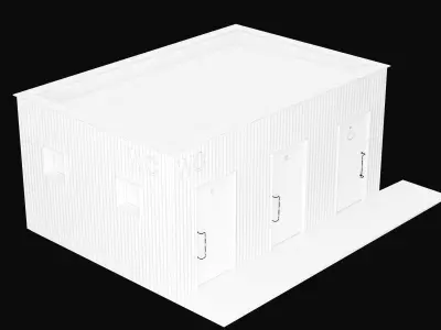 Public toilet 3D model