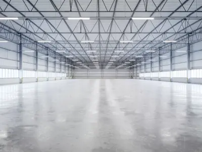 Warehouse Interior 9b Low-poly 3D model