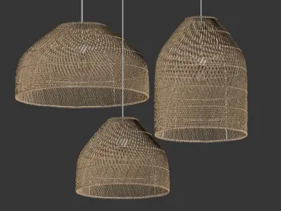 Java Lamp Shade 3D model