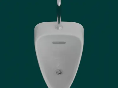 Urinal 3D Model - High-Quality Architectural Asset Low-poly 3D model