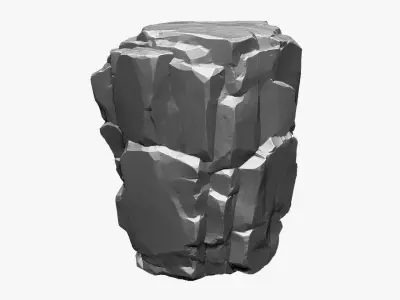 3D Mountain rock Zbrush sculpt 3D model