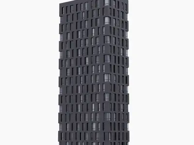 Residential building 3D model 15