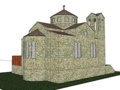 Architecture-Religion-God-Culture-Temple-077 church 3D model