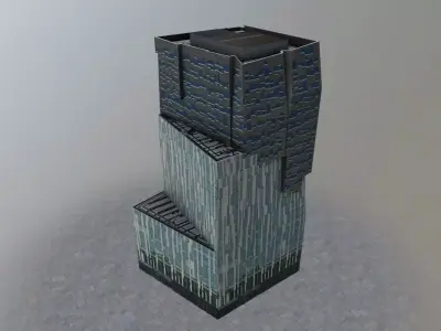Amsterdam The Rock Low-poly 3D model