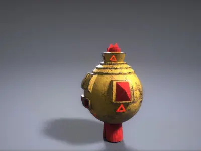 Enemy Robo Low-poly 3D model