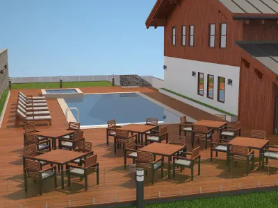 Chalet House 1 3D model