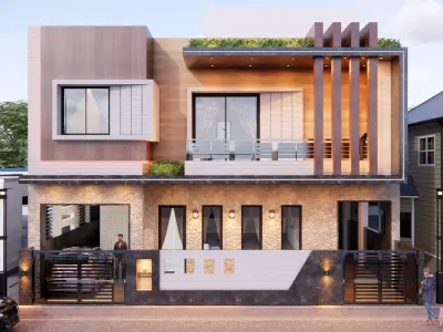 Exterior Design Render - Sketchup - Enscape 3D model 3D model