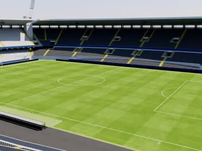 Estadio Dom Afonso Henriques - Vitoria Guimaraes Portugal 3D model