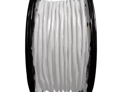 Industrial Cable Wire Spool Reel Low-poly 3D model