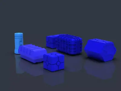 star wars cargo pack 3D print model