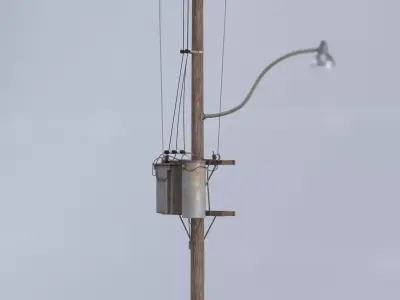 Toronto Power Lines 01 3D model