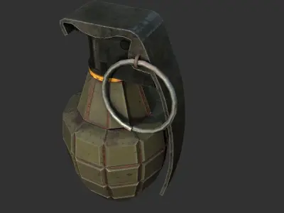 Grenade Low-poly 3D model