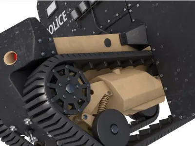 SWAT-Bot tank 3D model