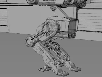 BD-1 Rigged model from the Star Wars Jedi series 3D model