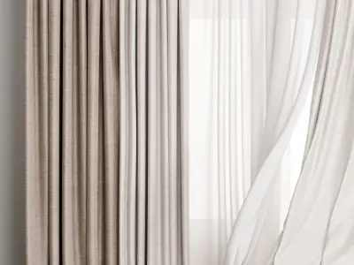 Curtain 02 3D model