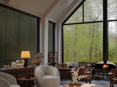 Houses in the forest 3D model