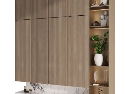 Composition in the hallway 12 3D model