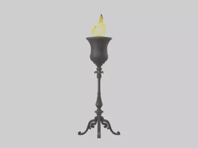 Torchholder Model Low-poly 3D model