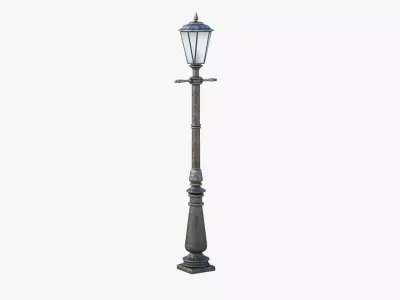 Street Lamp Low-poly 3D model