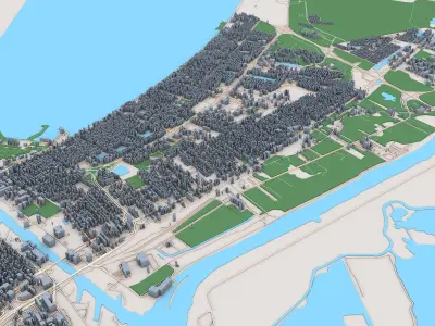 City Map 3D model purchase
