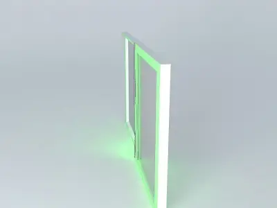 Aluminum sliding window Free 3D model