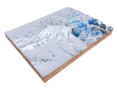 Mount Logan Mountain Canada 3D model