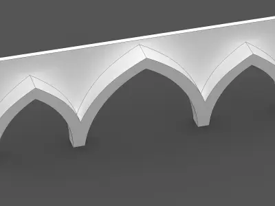 Modern Arch 3D model