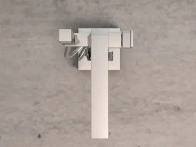 Floor-mounted tap 2 3D model