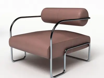 Ardent Club Chair 3D model