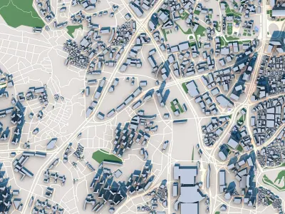 Seoul City South Korea 3D model