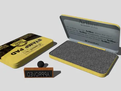 Stamp Pad 3D model