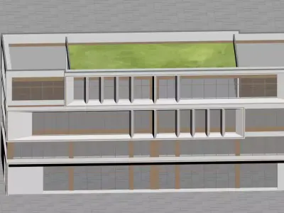 Modern Office Building 3D model