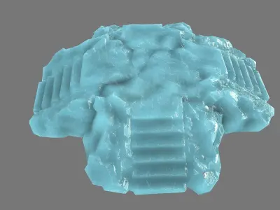 Staris Rock 11 Low-poly 3D model